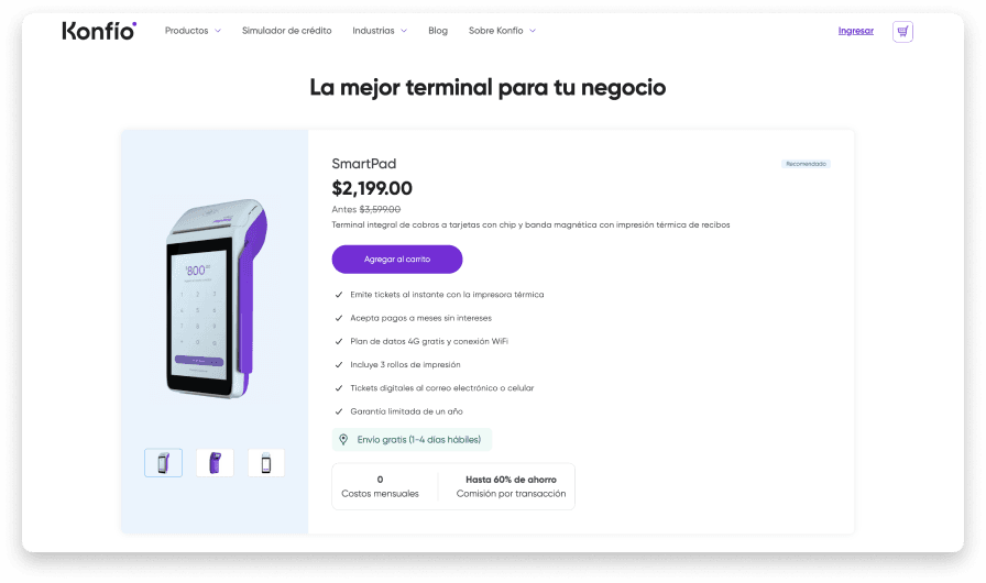 dónde comprar terminal